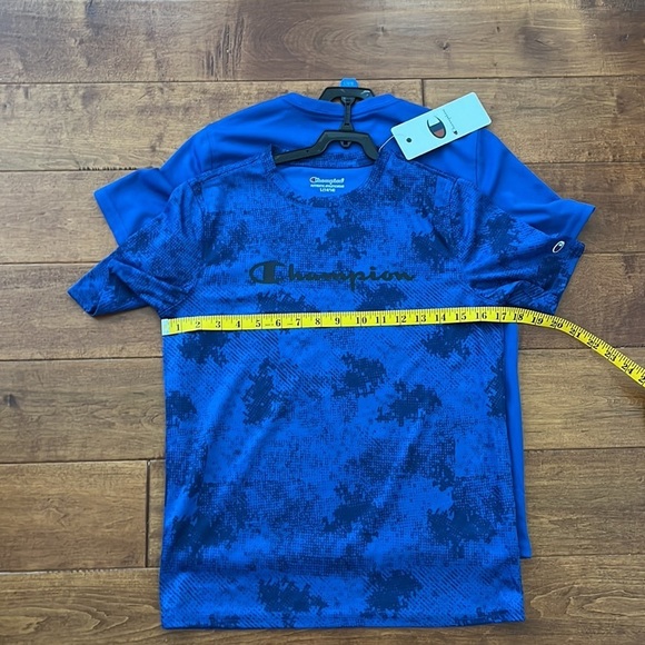 Champion 2 blue shirts Size:L boys - Picture 13 of 16